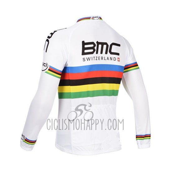 UCI Mondo Campione Cycling Jersey Bib Tight 2013 Men Long Sleeve BMC